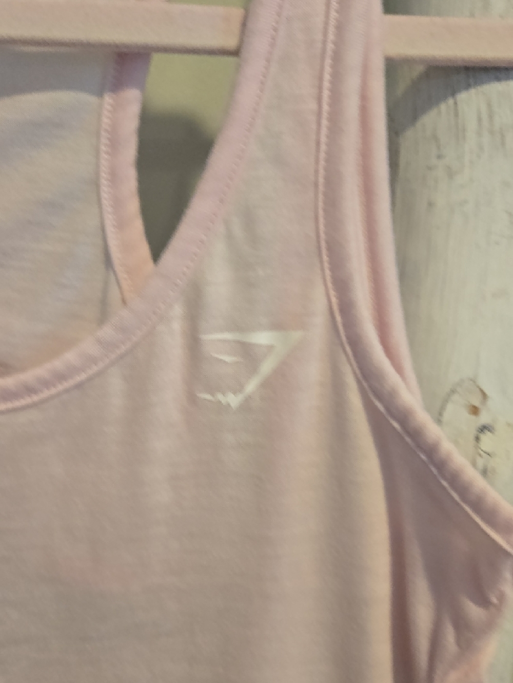 Gymshark Light Pink Gym Racerback Tank Small - Picture 4 of 8